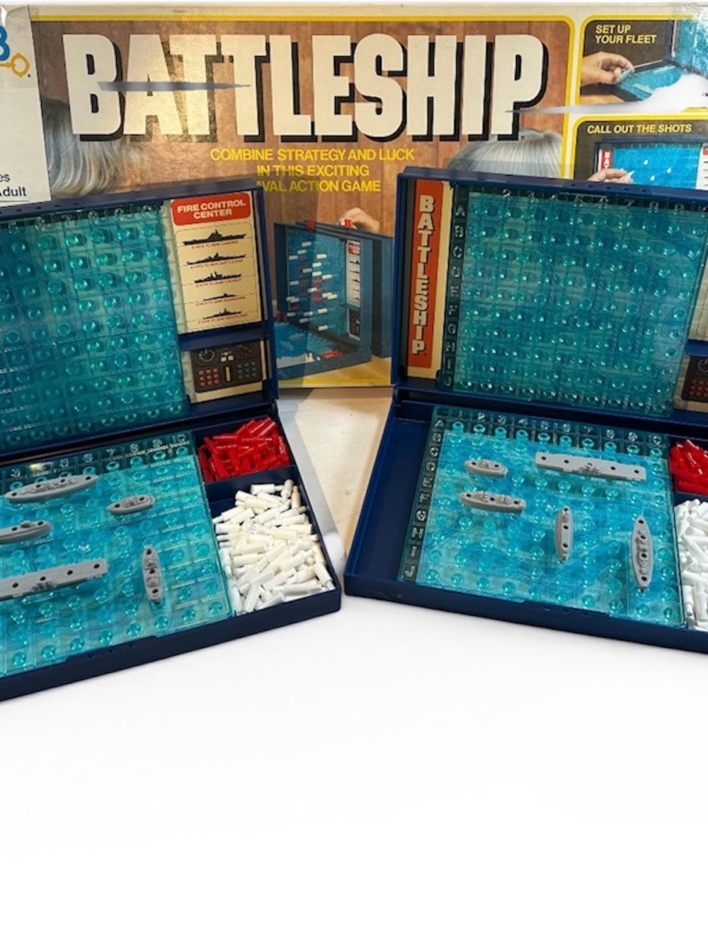 Battleship Milton Bradley Classic Board Game 1984 80s War Complete 2 Player